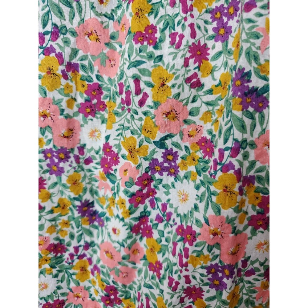 Nasty Gal Collection Dress Plus Sz 18 Floral 100% Cotton Lightweight Maxi Spring